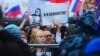 Tens of thousands of people gathered for an opposition rally in Moscow on August 10.