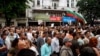 Protest in the Black Sea city of Varna on July 16 over the arrest of Mayor Blagomir Kotsev