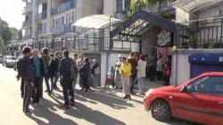 Protest protiv iseljenja izbeglica u Beogradu