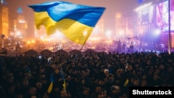 Євормайдан, який переріс у Революцію гідності. Київ, 24 листопада 2013 року