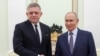 Прем’єр-міністр Словаччини Роберт Фіцо (л) із лідером РФ Володимиром Путіним у Москві, архівне фото