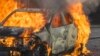 У центрі окупованого Бердянська підірвався автомобіль так званого «коменданта» міста (доповнено)