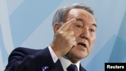 Kazakh President Nursultan Nazarbaev 