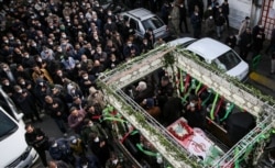 The funeral procession was widely criticized.