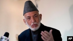 حامد کرزی رئیس جمهور پیشین افغانستان 