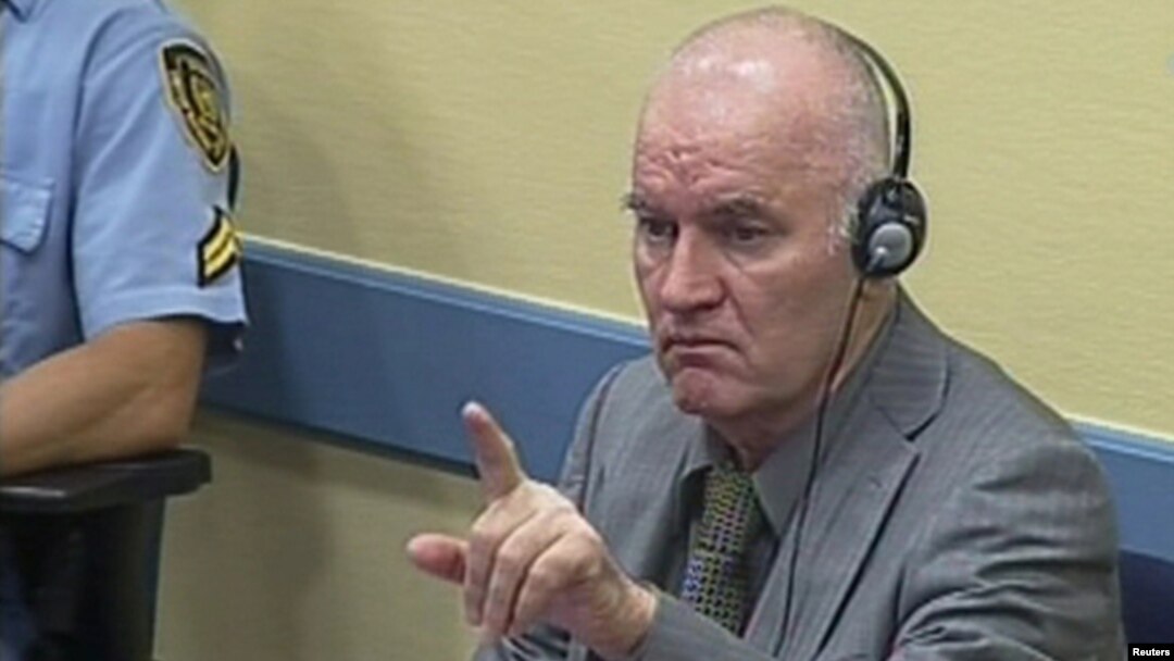 Ratko Mladić u sudnici, 3. juni 2011