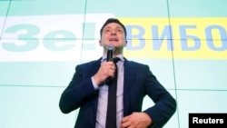 Кандидат у президенти України, шоумен Володимир Зеленський