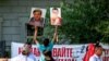 Kyrgyzstan. policy. judge. Supporters of deputy Omurbek Tekebaev. July 19, 2017