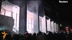 Protesters Storm Building In Kyiv