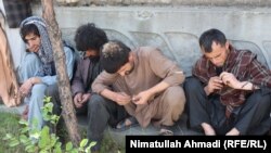 جمع‌آوری معتادان مواد مخدر در بدخشان