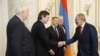Сопредседатели Минской группы ОБСЕ на встрече с премьер-министром Армении Николом Пашиняном (архив)