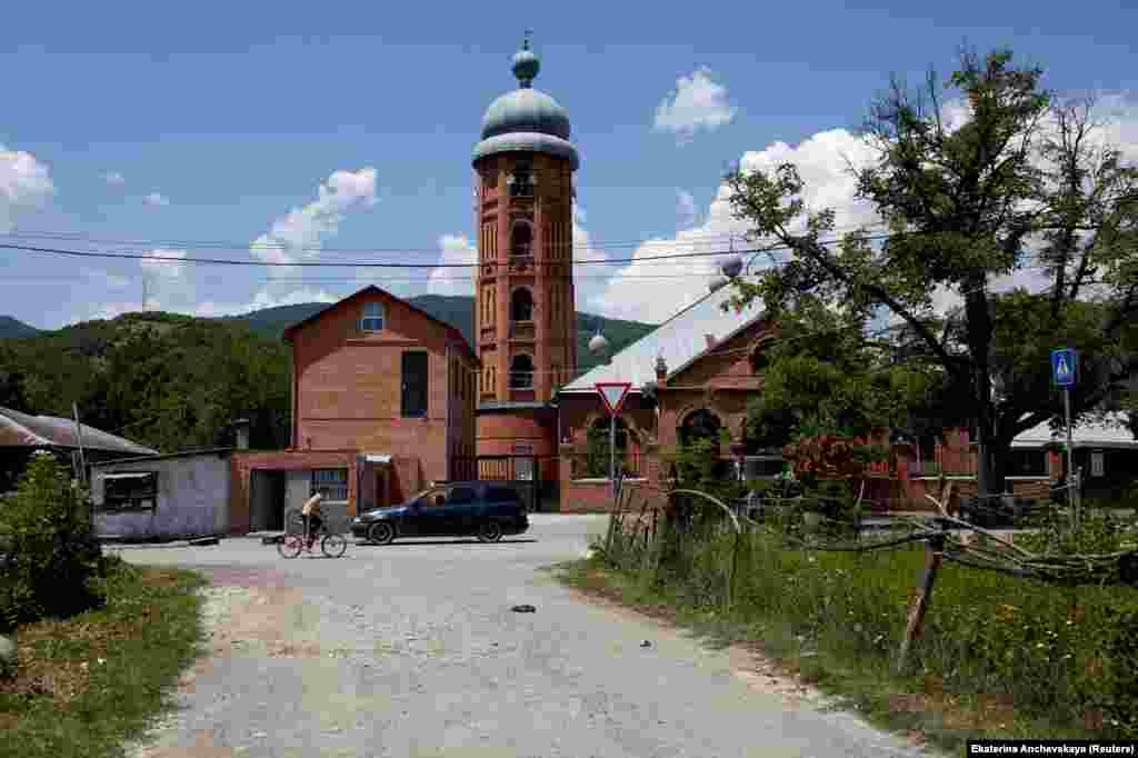 A mosque in the village of Duisi, in Pankisi Gorge – a majority-Muslim enclave inside mostly Christian Georgia.
