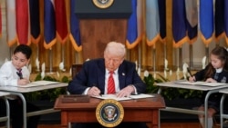 Президент Трамп подписывает указ о демонтаже Министерства образования США