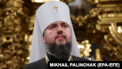 The head of the Ukrainian Orthodox Church, Metropolitan Epifaniy, was installed in February.