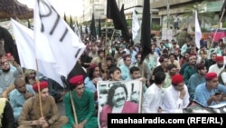 د نومبر پر ۱۴مه په کراچۍ کې د پي ټي اېم مظاهره