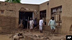 تخریبات ناشی از سیلاب در بغلان