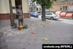 The LGBT embellishment of the statue led to fines for three people.