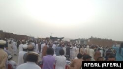 په میرلي کې احتجاج د یکشنبې له ورځې روان وو