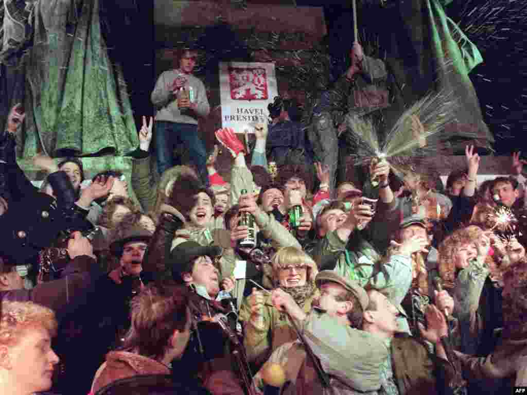Doček nove 1990 godine u Pragu