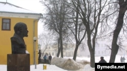 Lenin monument in Navahradak
