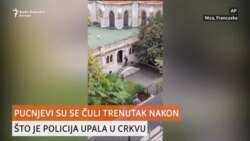 Nica: Snimci pucnjave prilikom ulaska policije u crkvu