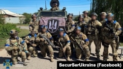 Бійці Центру спеціальних операцій «А» СБУ в звільненому від військ РФ місті Куп’янську на Харківщині. Фото оприлюднене 10 вересня 2022 року