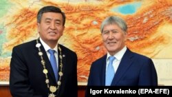 Алмазбек Атамбаев жана Сооронбай Жээнбеков