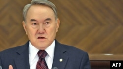 Kazakh President Nursultan Nazarbaev
