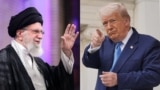 Iran's leader Ali Khamenei (left) and US President Donald Trump. (composite image)