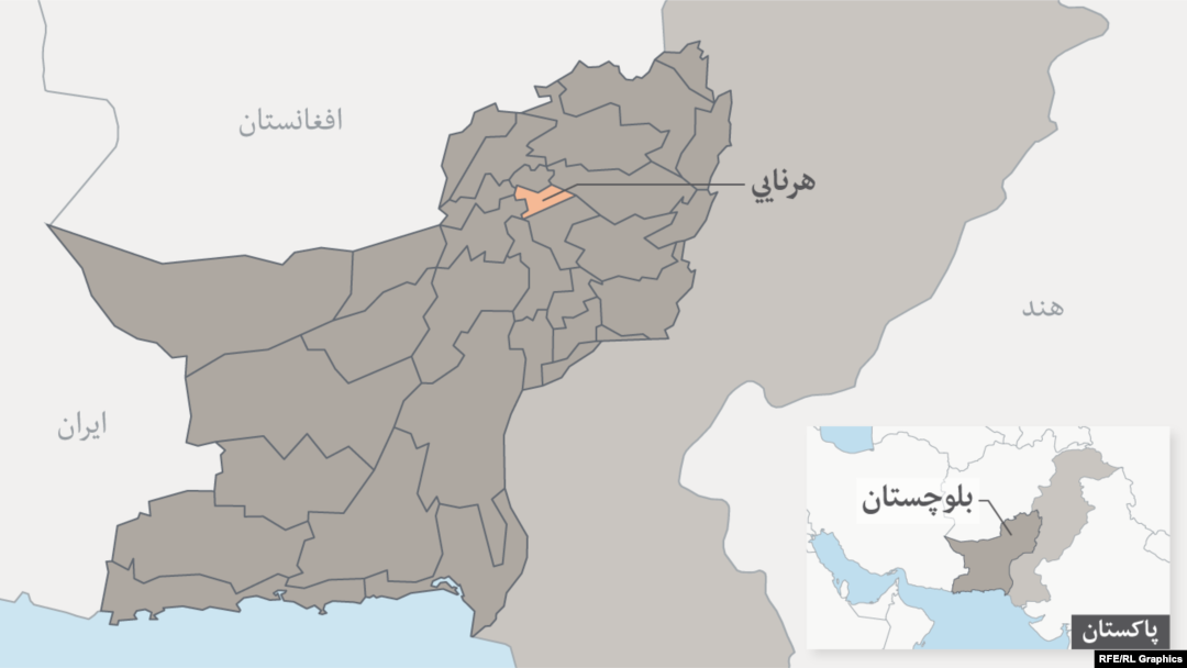 Locator Map Harnai Pashto