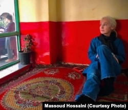 O'Donnell reporting in Bamiyan, Afghanistan, in 2021