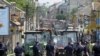 Serbia - Pancevo, several hundred farmers dissatisfied with agricultural policy protests, 31May2011. 