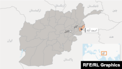 موقیعت کنر در نقشه افغانستان