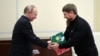 Архівна світлина. Президент Росії Володимир Путін (ліворуч) і керівник Чечні Рамзан Кадиров. Резиденція біля Москви, 15 червня 2018 року