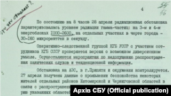 В цьому ж документі 1-й секретар ЦК КПУ Володимир Щербицький зробив свою, тепер вже відому, примітку – «Что это означает?»