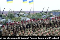 Під час вишколу військовослужбовців Десантно-штурмових військ України. Житомирщина, 21 листопада 2021 року