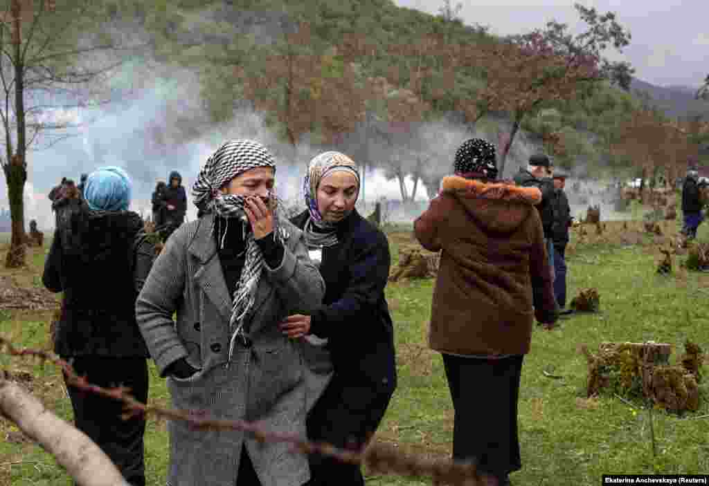 Dozens of people, mostly police, were injured in the clashes. Anchevskaya, who witnessed the violence that day, says for many of the Pankisi protesters the planned dam rekindled painful memories. “They already lost their homes in Chechnya,” the photographer told RFE/RL. “They are refugees and they are afraid they will lose their homes again.”