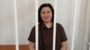 Канышай Мамыркулова на одном из заседаний суда