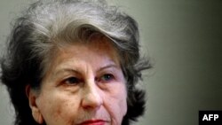 Former Bosnian Serb President Biljana Plavsic in 2003