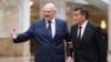 Александр Лукашенко и Сооронбай Жээнбеков на саммите ОДКБ в Минске. 30 ноября 2017 года.