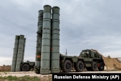 Российские системы ПВО С-400 на базе Хмеймим в Сирии