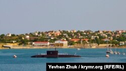 Підводний човен Чорноморського флоту РФ в окупованому Криму, серпень 2019 року