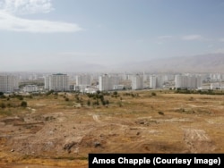 Scrubland at the edge of Ashgabat