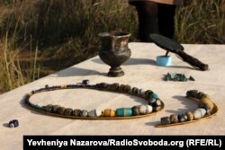 Знайдені у 90-і роки на Хортиці скіфські артефакти