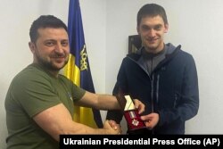 Президент Володимир Зеленський та Іван Федоров