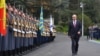 Володимир Путін на відкритті пам'ятника Олександру ІІІ в Лівадійському палаці. Ялта, Крим, 2017 рік