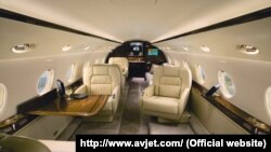 Інтер'єр літака Gulfstream G-200