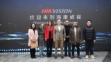 University of Montenegro Rector Vladimir Bozovic (center) met with representatives of sanctioned Chinese entites while visiting China in December. 