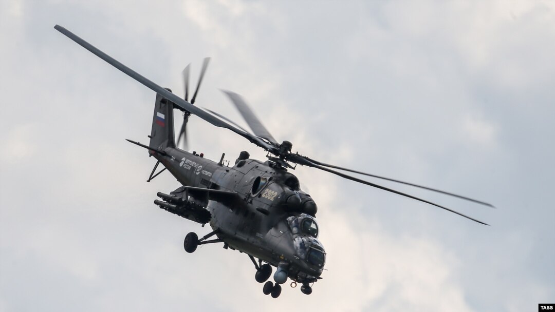 Російський гелікоптер Мі-35, ілюстраційне архівне фото