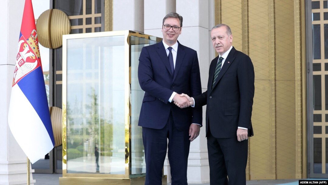 Predsednici Srbije i Turske tokom Vučićeve posete, Ankara 7. maj 2018.